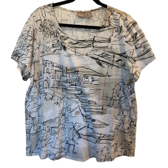 Chico's Tops - Chico’s Cotton T-Shirt * 16